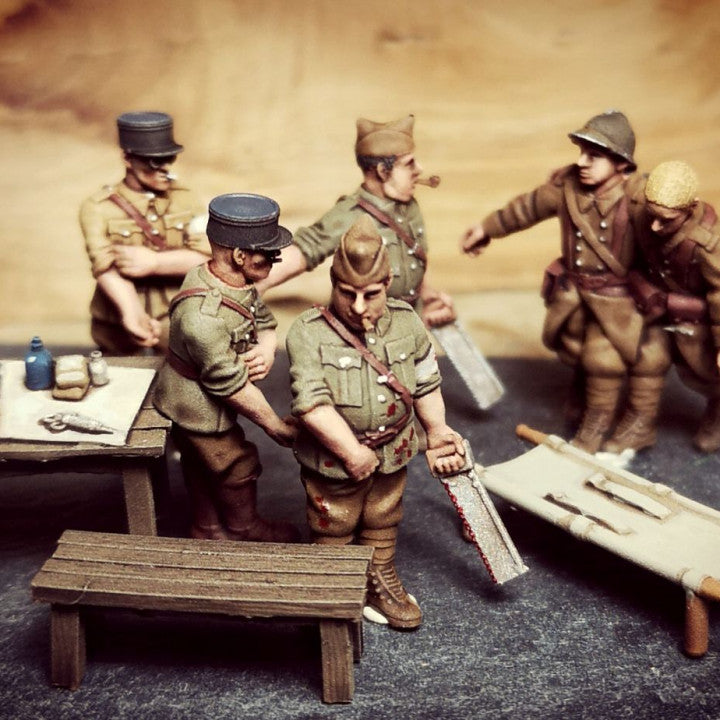 WW2 advanced field medical post by Colonel Muller