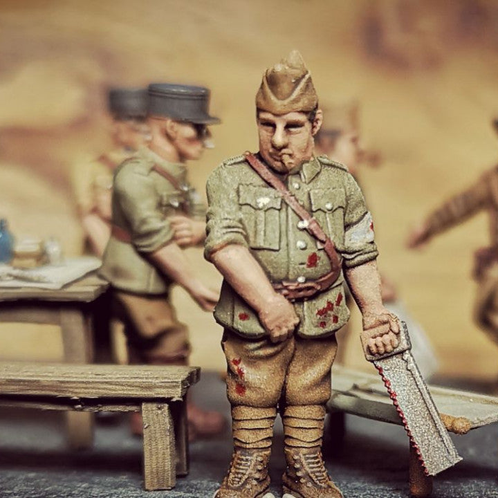 WW2 advanced field medical post by Colonel Muller