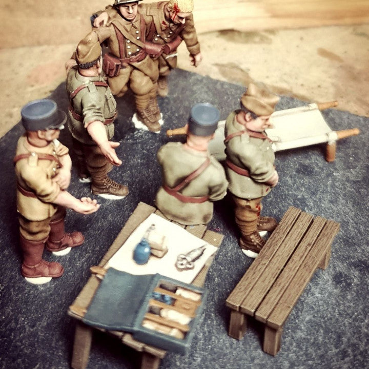 WW2 advanced field medical post by Colonel Muller