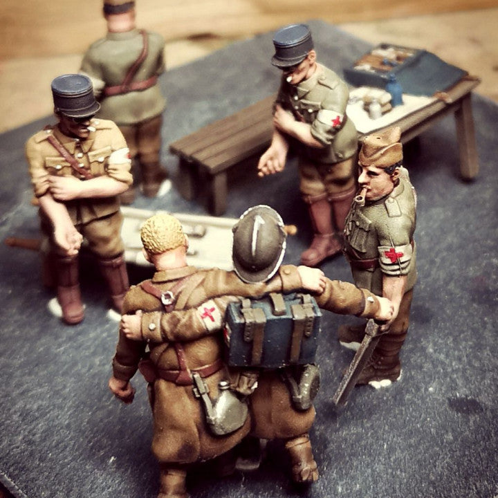 WW2 advanced field medical post by Colonel Muller