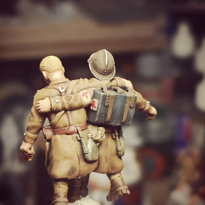WW2 advanced field medical post by Colonel Muller