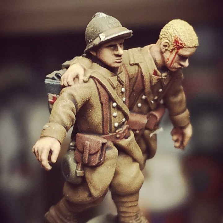 WW2 advanced field medical post by Colonel Muller