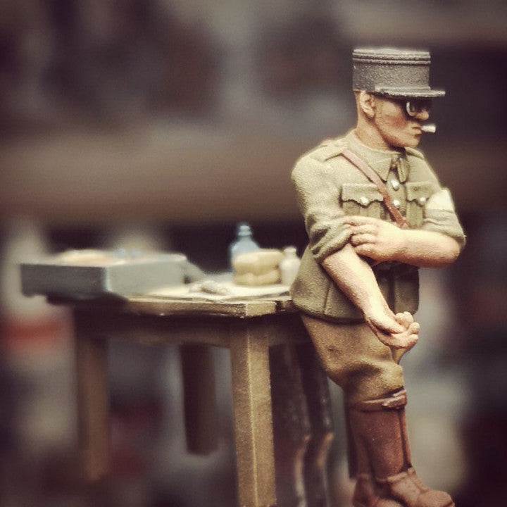 WW2 advanced field medical post by Colonel Muller