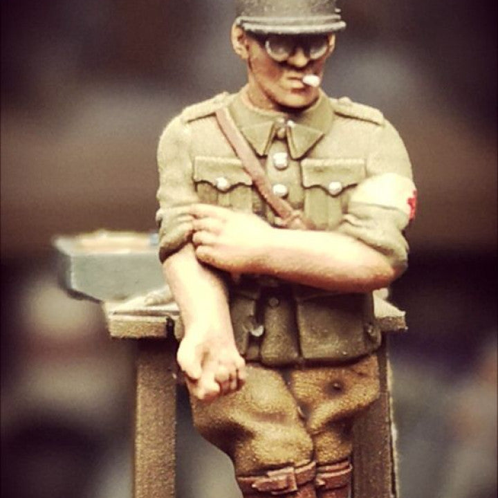 WW2 advanced field medical post by Colonel Muller
