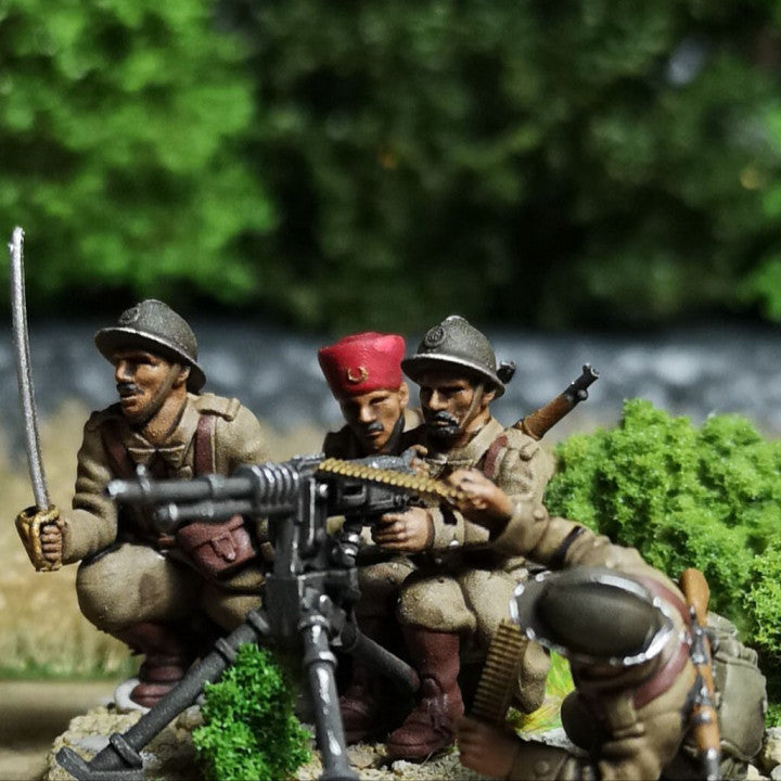 28mm French Spahis HMG Hotchkiss 1914 by Colonel Muller