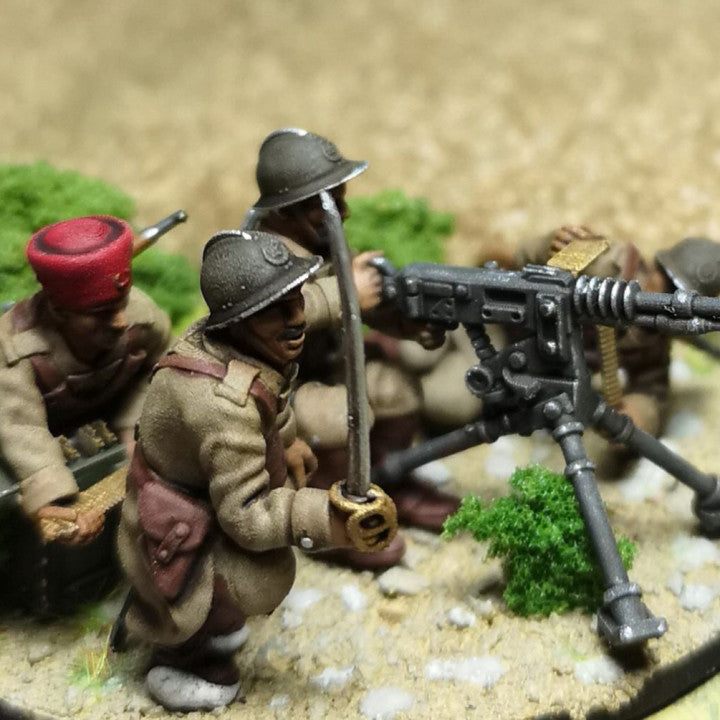 28mm French Spahis HMG Hotchkiss 1914 by Colonel Muller
