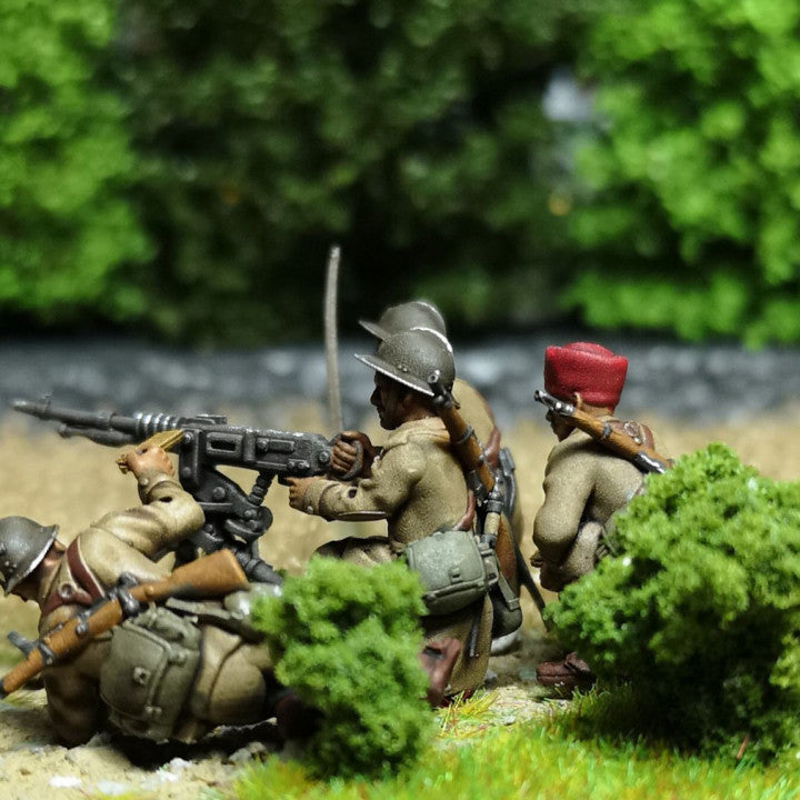 28mm French Spahis HMG Hotchkiss 1914 by Colonel Muller