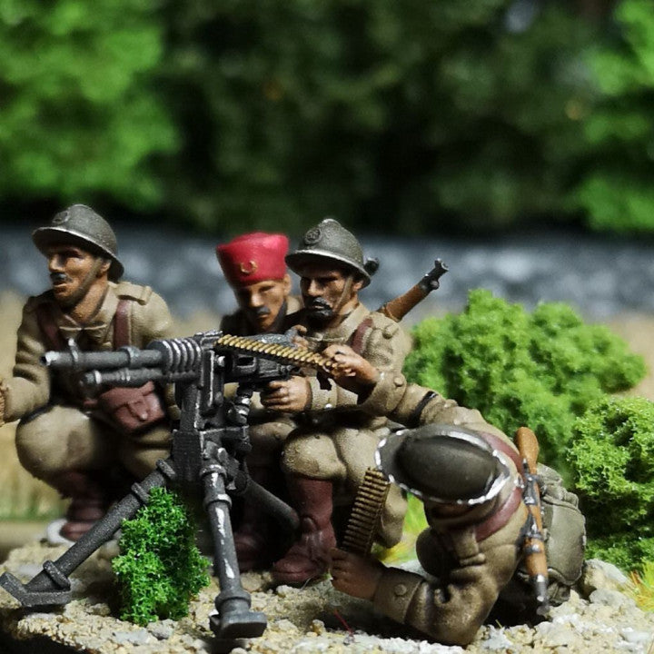 28mm French Spahis HMG Hotchkiss 1914 by Colonel Muller