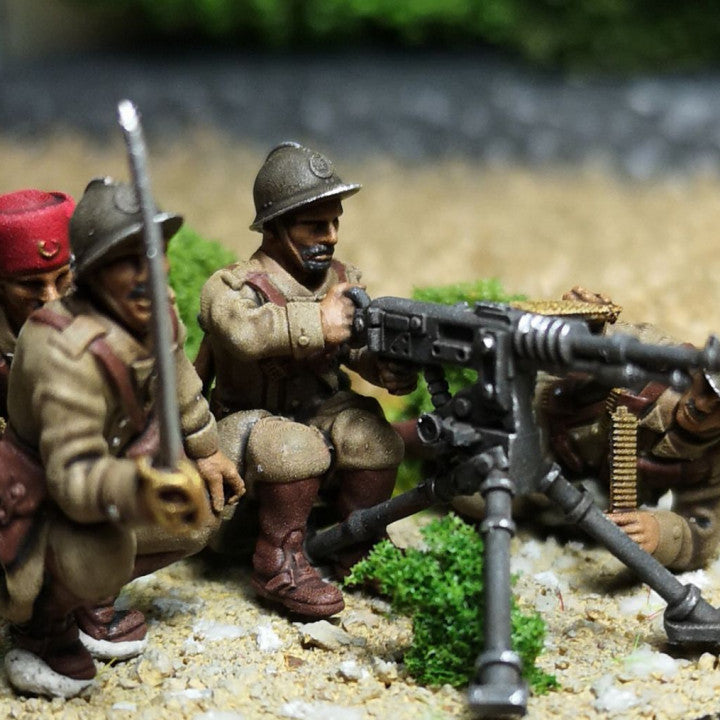 28mm French Spahis HMG Hotchkiss 1914 by Colonel Muller