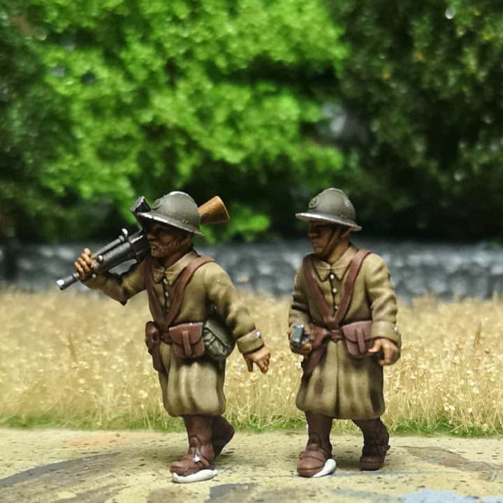 28mm French Spahis LMG team (with head variants) by Colonel Muller