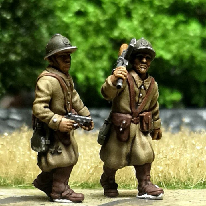 28mm French Spahis LMG team (with head variants) by Colonel Muller