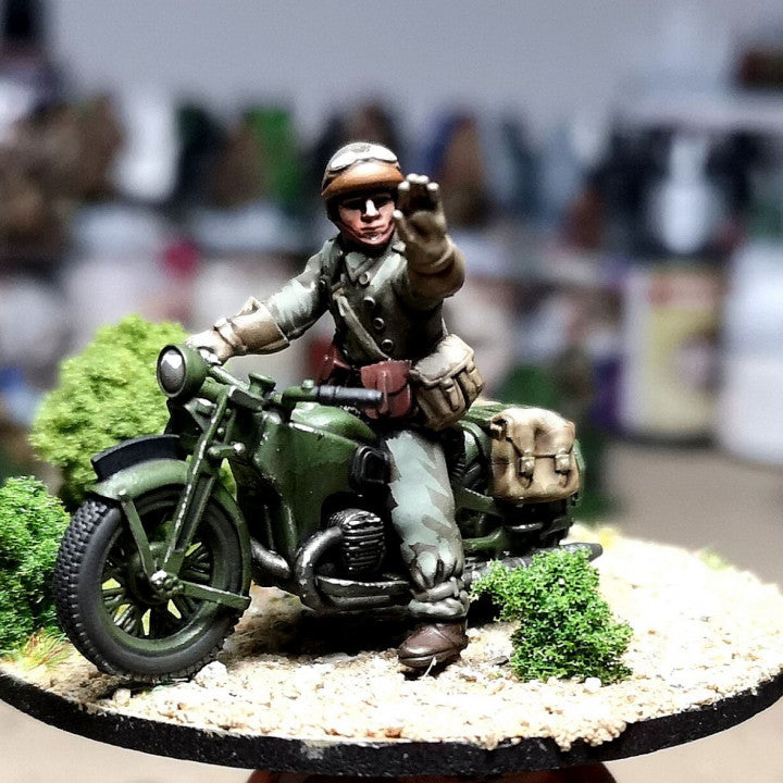 28mm 1940 french motorbikes (DLM or GRDI) by Colonel Muller