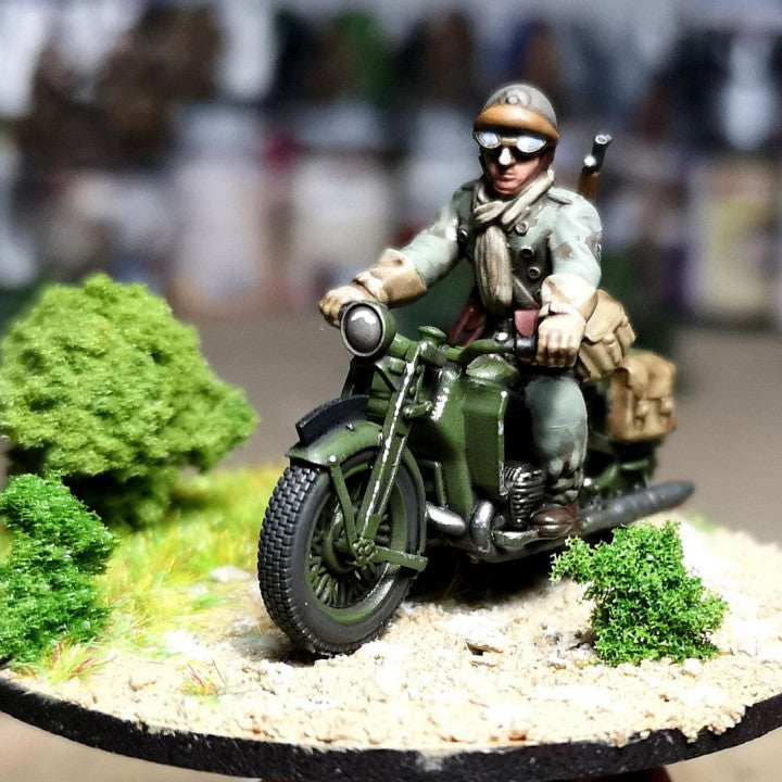 28mm 1940 french motorbikes (DLM or GRDI) by Colonel Muller