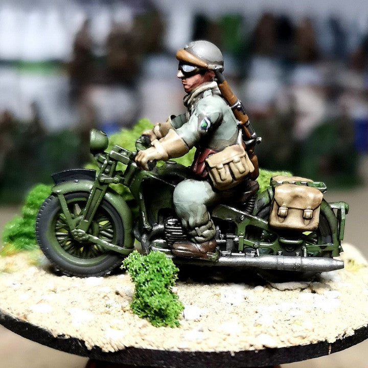 28mm 1940 french motorbikes (DLM or GRDI) by Colonel Muller