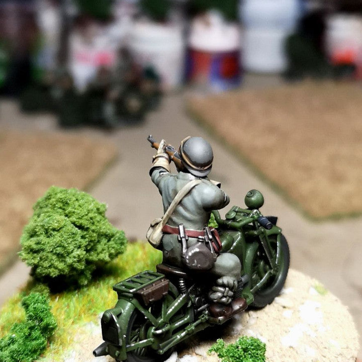 28mm 1940 french fusiliers motocyclistes (DLM or GRDI) 2 by Colonel Muller