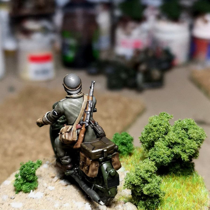 28mm 1940 french fusiliers motocyclistes (DLM or GRDI) 2 by Colonel Muller