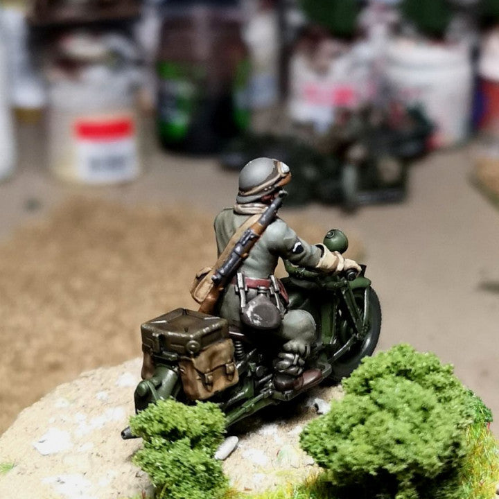 28mm 1940 french fusiliers motocyclistes (DLM or GRDI) 2 by Colonel Muller