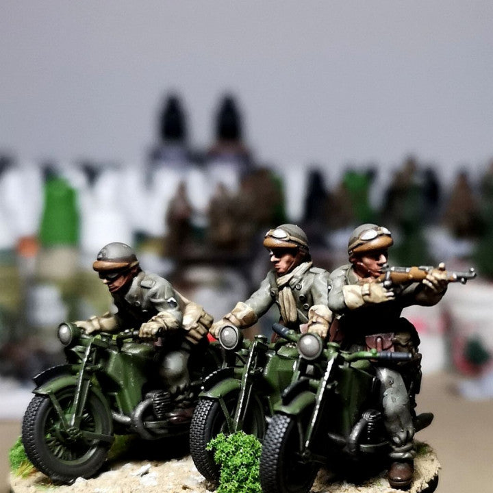 28mm 1940 french fusiliers motocyclistes (DLM or GRDI) 2 by Colonel Muller