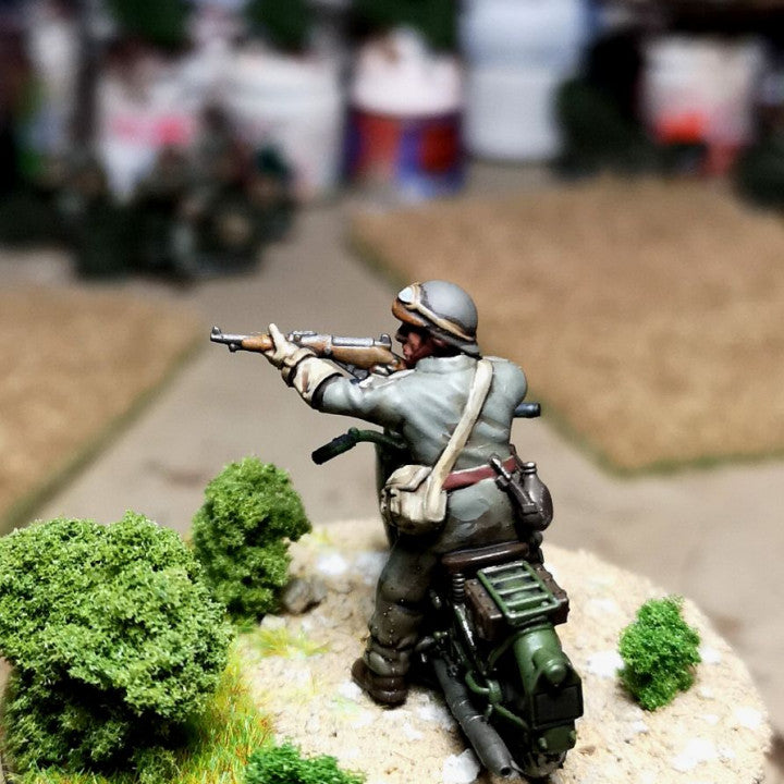 28mm 1940 french fusiliers motocyclistes (DLM or GRDI) 2 by Colonel Muller