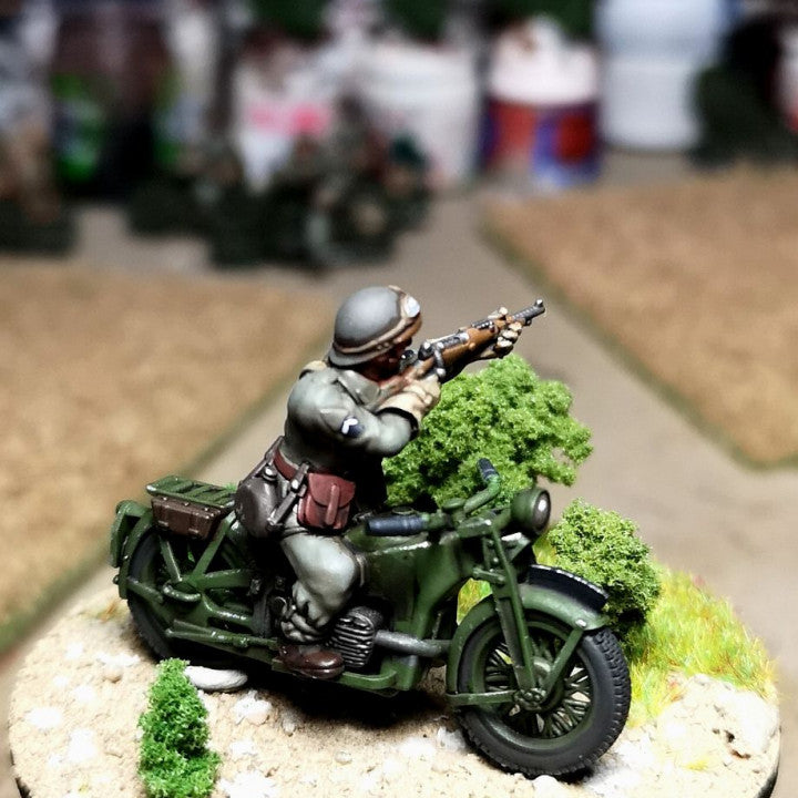 28mm 1940 french fusiliers motocyclistes (DLM or GRDI) 2 by Colonel Muller