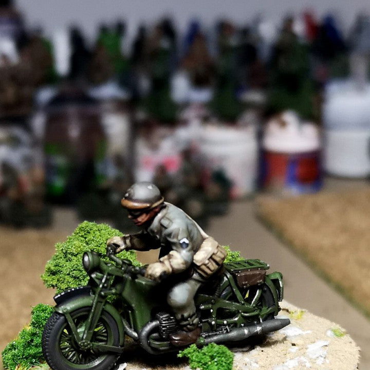 28mm 1940 french fusiliers motocyclistes (DLM or GRDI) 2 by Colonel Muller