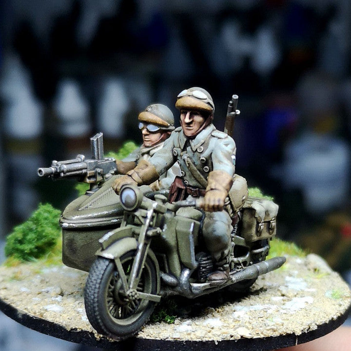28mm 1940 French Sidecar 1 by Colonel Muller