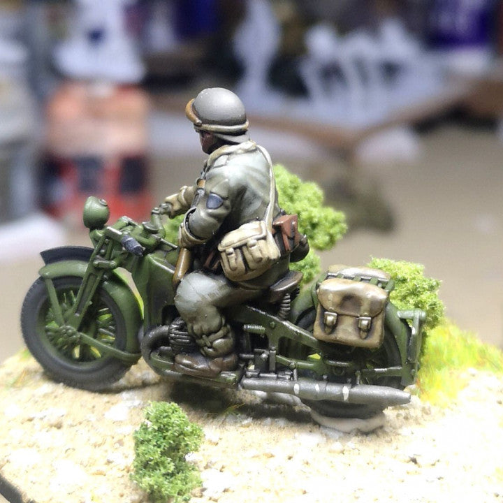 28mm 1940 french fusiliers motocyclistes (DLM or GRDI) 3 by Colonel Muller