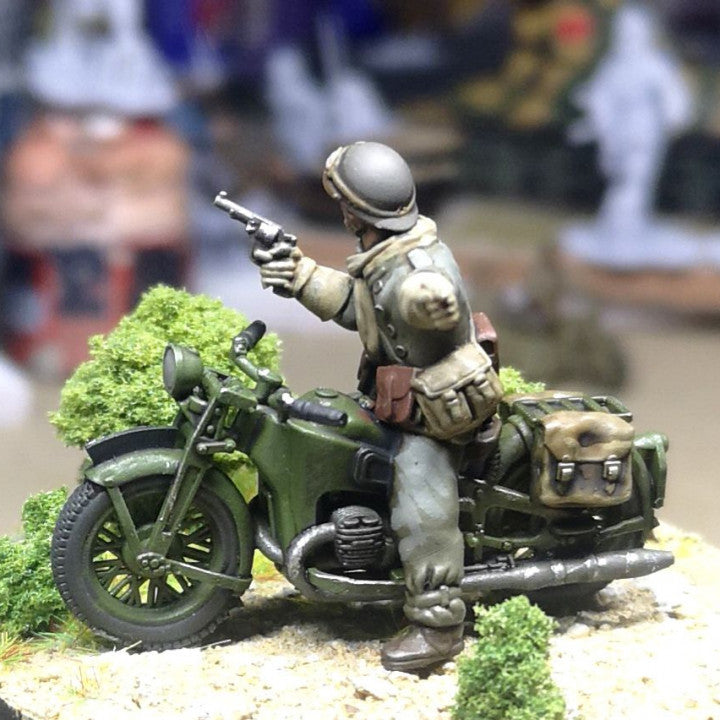 28mm 1940 french fusiliers motocyclistes (DLM or GRDI) 3 by Colonel Muller