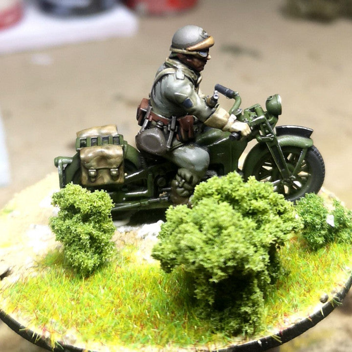 28mm 1940 french fusiliers motocyclistes (DLM or GRDI) 3 by Colonel Muller