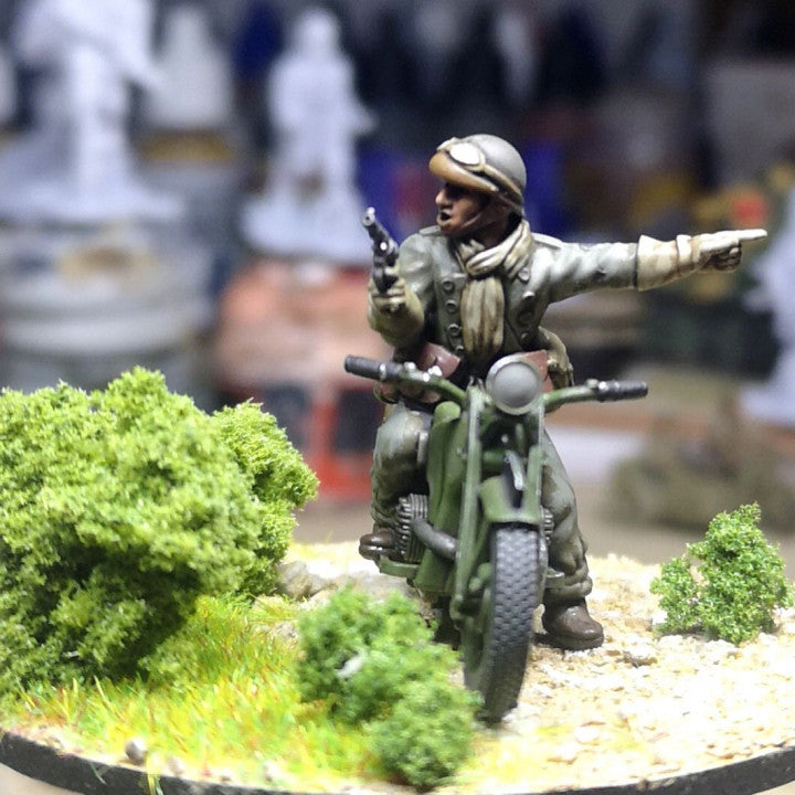 28mm 1940 french fusiliers motocyclistes (DLM or GRDI) 3 by Colonel Muller