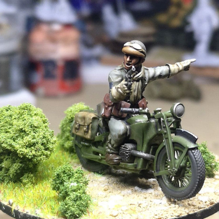 28mm 1940 french fusiliers motocyclistes (DLM or GRDI) 3 by Colonel Muller