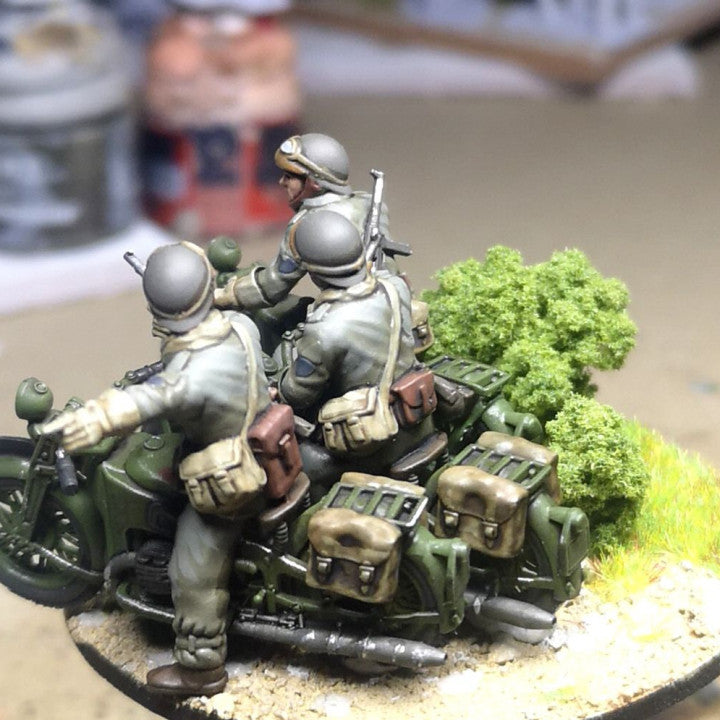 28mm 1940 french fusiliers motocyclistes (DLM or GRDI) 3 by Colonel Muller