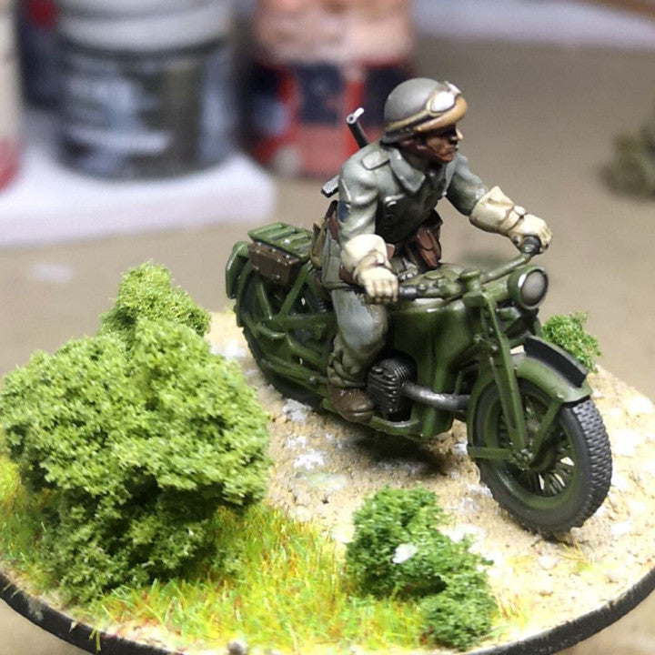 28mm 1940 french fusiliers motocyclistes (DLM or GRDI) 3 by Colonel Muller