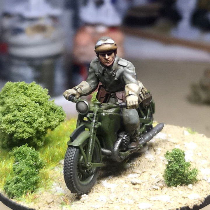 28mm 1940 french fusiliers motocyclistes (DLM or GRDI) 3 by Colonel Muller