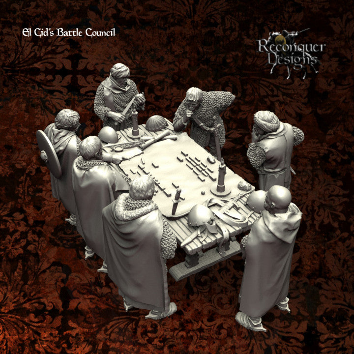 El Cid's Battle Council.