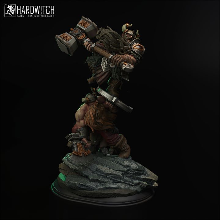 Dwarfs Diorama by HardWitch-Games.