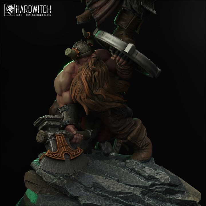 Dwarfs Diorama by HardWitch-Games.