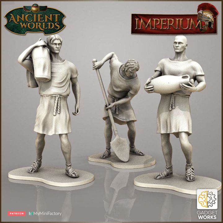 Roman Camp figures by Gadgetworks Miniatures