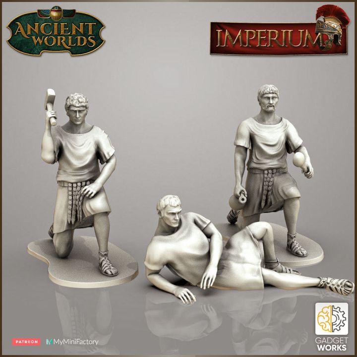 Roman Camp figures by Gadgetworks Miniatures