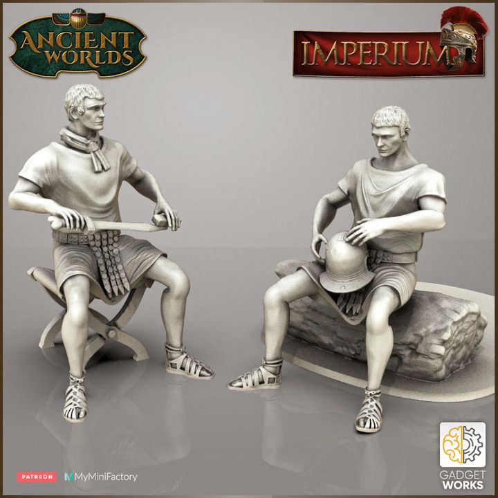 Roman Camp figures by Gadgetworks Miniatures