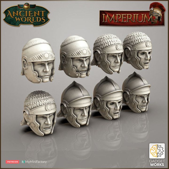 Roman Imperial Cavalry, multiple variations and poses by Gadgetworks Miniatures