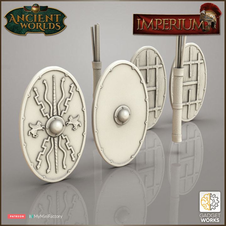 Roman Imperial Cavalry, multiple variations and poses by Gadgetworks Miniatures
