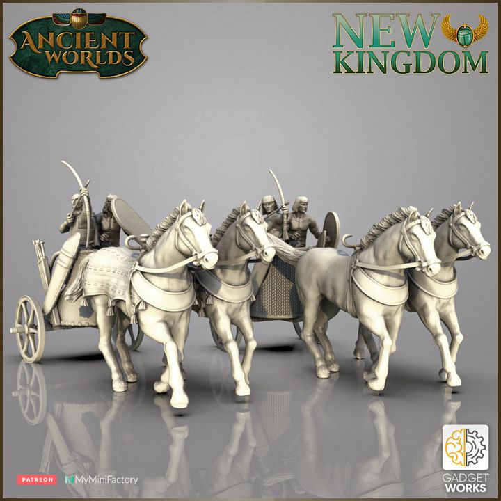 New Kingdom Egyptian Chariots by Gadgetworks
