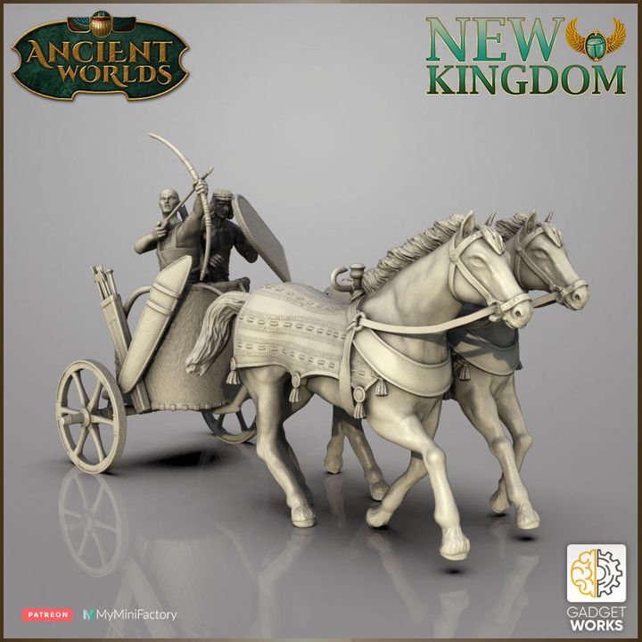 New Kingdom Egyptian Chariots by Gadgetworks