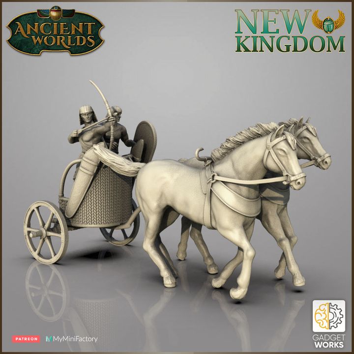 New Kingdom Egyptian Chariots by Gadgetworks