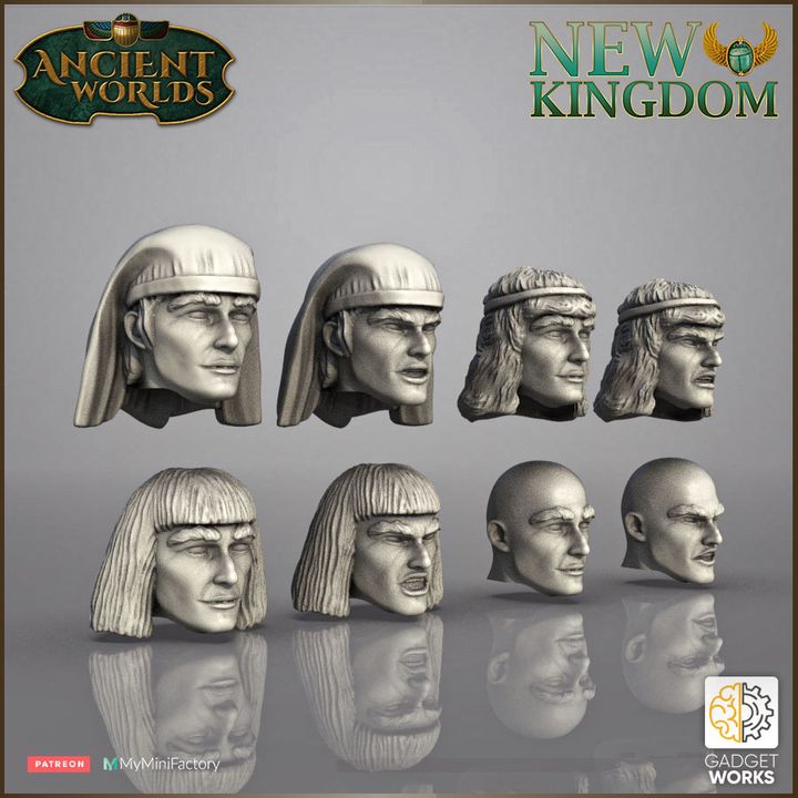 New Kingdom Egyptian Spearmen by Gadgetworks