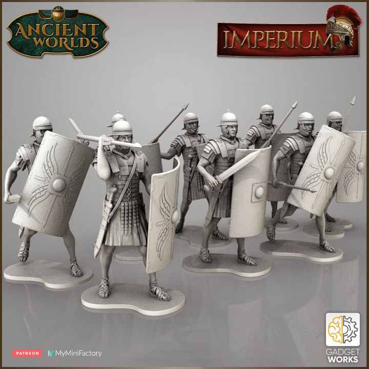 Roman Imperial Legionaries by Gadgetworks Miniatures