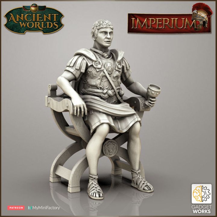 Roman Camp Officers by Gadgetworks Miniatures
