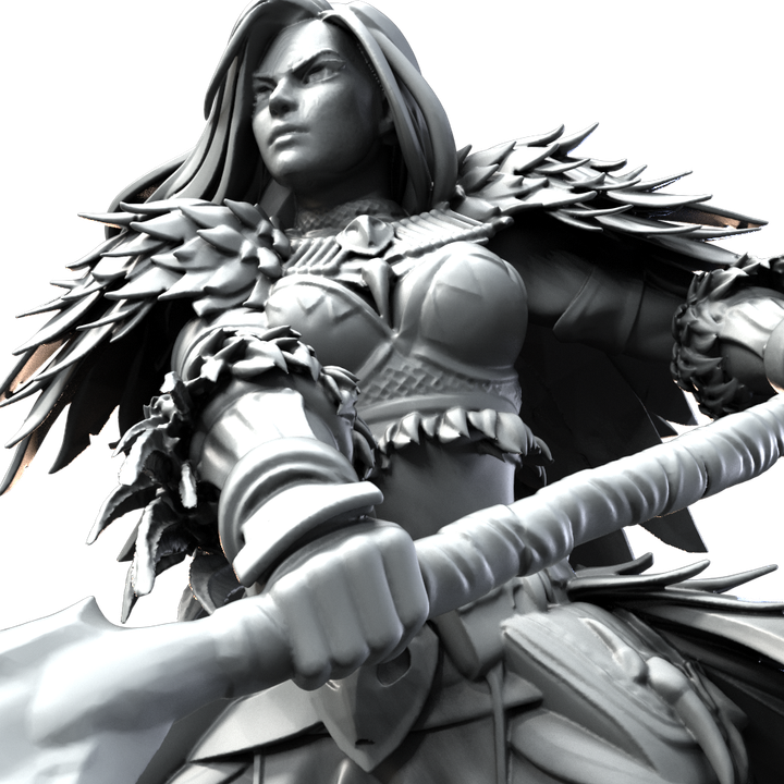 Vira the Winter Huntress by Broken Sword Miniatures