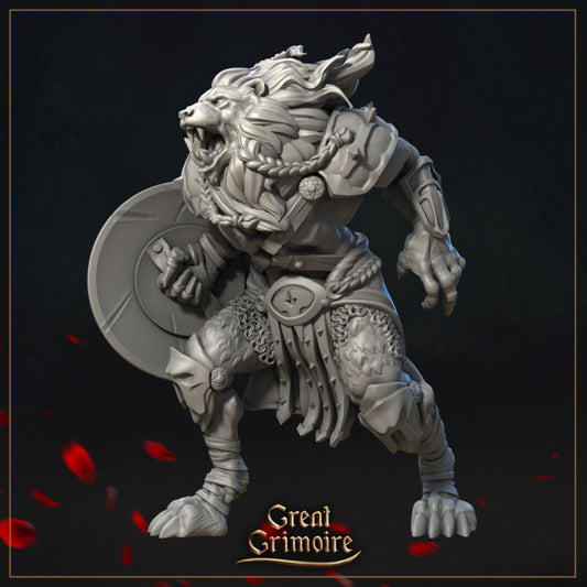 Cowardly Lion by Great Grimoire